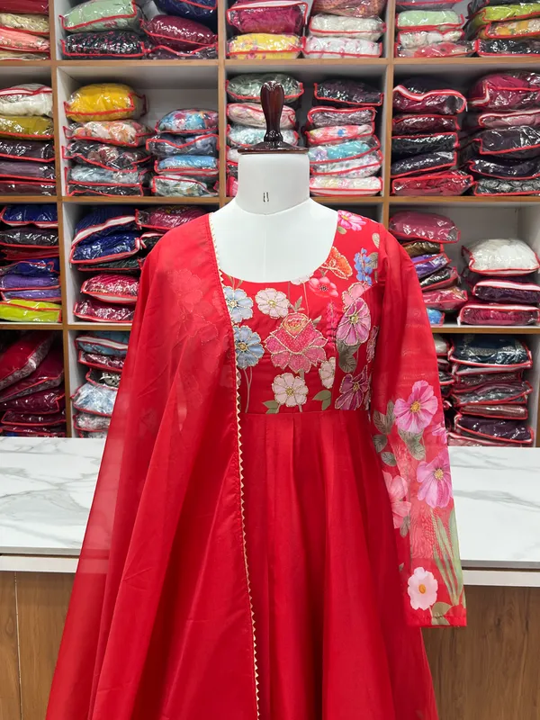 Red_Floral_Anarkali_Dress_Set_for_Women