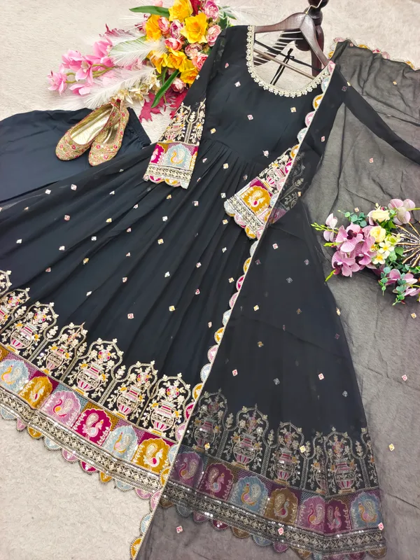 Multicolor_Embroidered_Anarkali_Suit_Set_for_Women