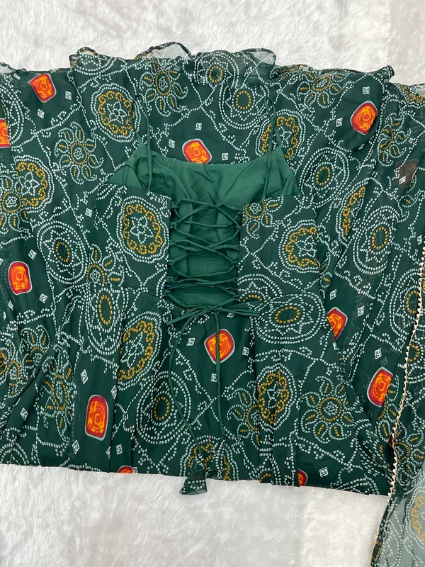 Green_Printed_Anarkali_Dress_With_Dupatta_For_Women