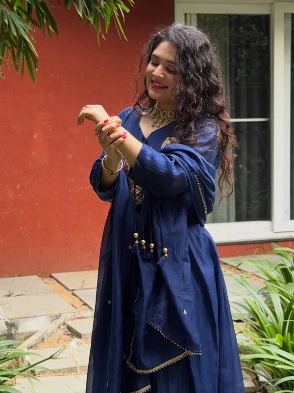 Navy_Embroidered_Anarkali_Suit_Set_for_Women