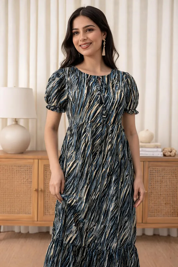 Blue_Georgette_One_Piece_For_Women