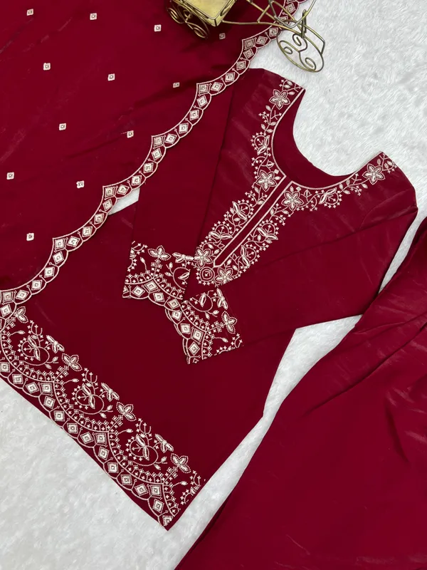 Maroon_Embroidered_Three-Piece_Kurta_Set_for_Women