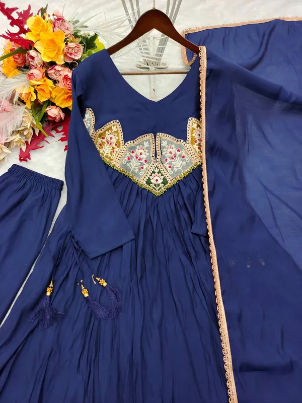 Navy_Embroidered_Anarkali_Suit_Set_for_Women