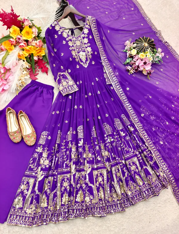 Purple_Embroidered_Anarkali_Suit_Set_for_Women