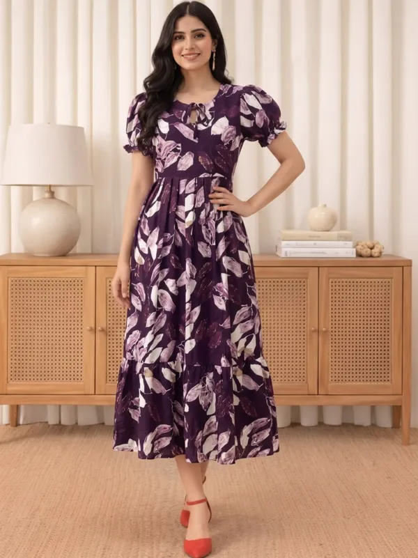 Purple_Floral_Midi_Dress_for_Women