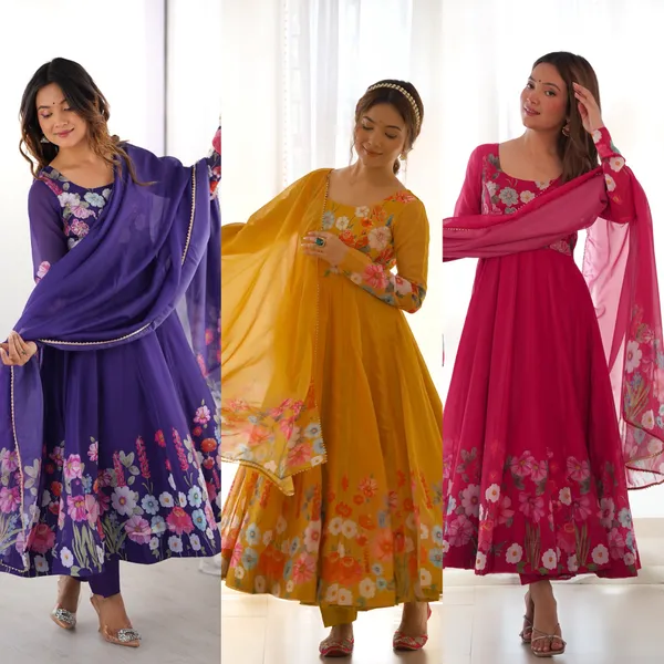Mustard_Floral_Anarkali_Suit_Set_for_Women