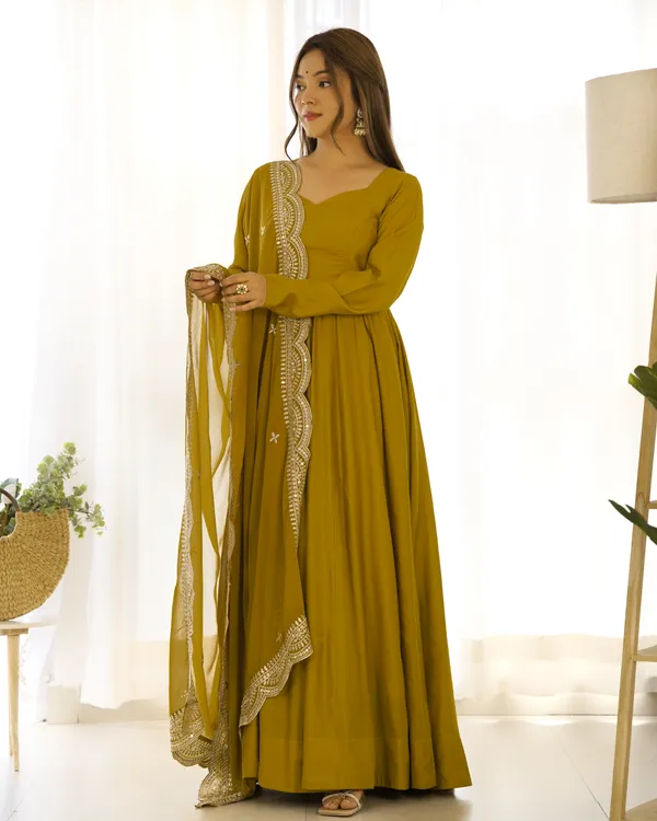 Mustard_Anarkali_Kurta_Set_for_Women