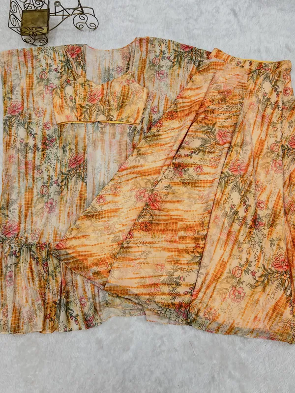 Peach_Floral_Print_Straight_Kurta_for_Women
