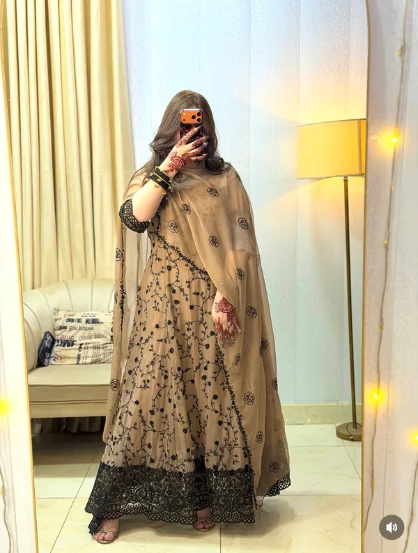 Beige_Embroidered_Anarkali_Dress_With_Dupatta_for_Women