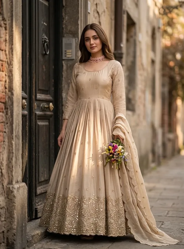 Beige_Embroidered_Anarkali_Suit_For_Women