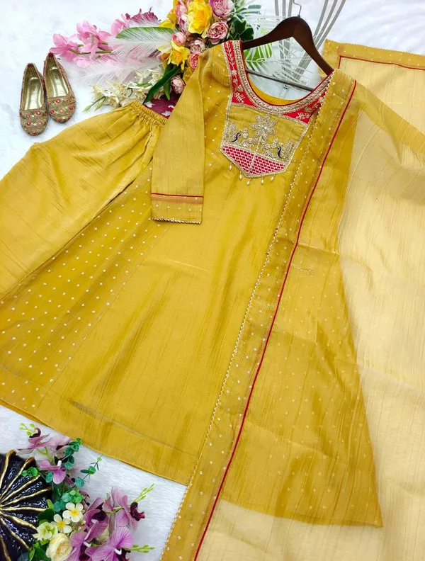 Yellow_Embroidered_Salwar_Suit_Set_for_Women