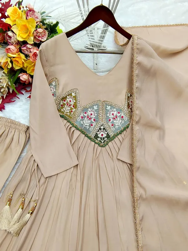 Beige_Embroidered_Anarkali_Suit_Set_for_Women