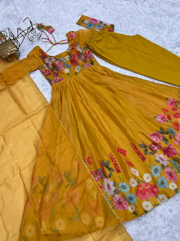 Mustard_Floral_Anarkali_Suit_Set_for_Women