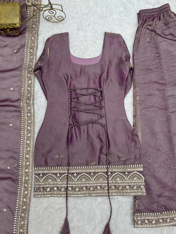 Purple_Embroidered_Straight_Suit_Set_For_Women