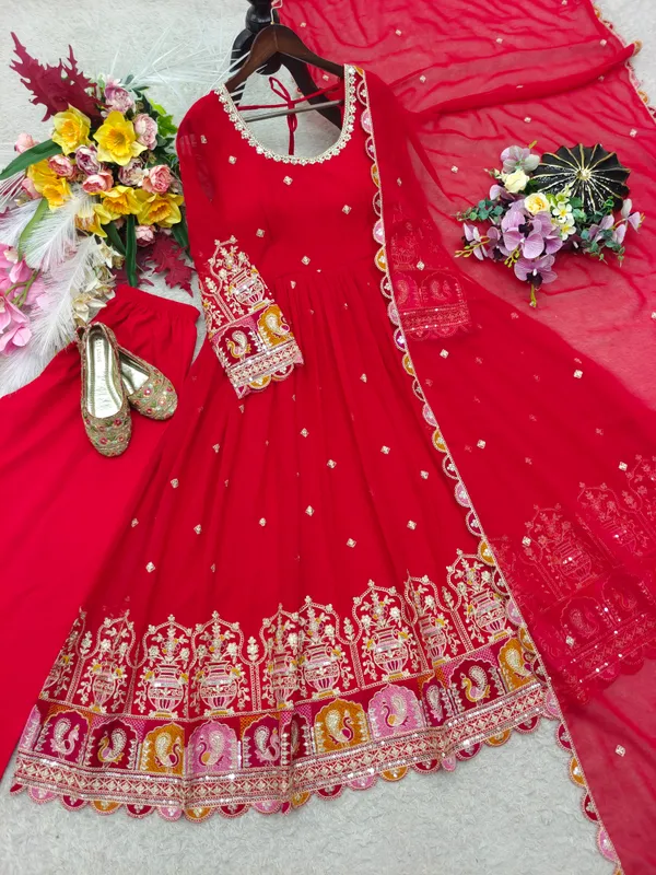 Red_Embroidered_Anarkali_Suit_Set_for_Women