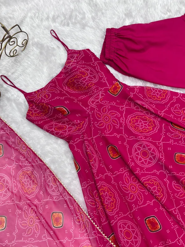 Pink_Printed_Anarkali_Gown_With_Dupatta_for_Women