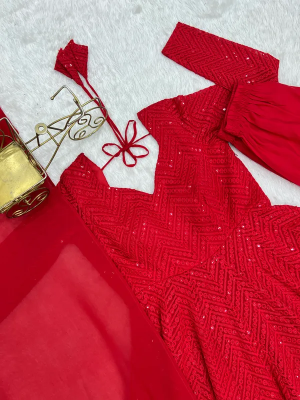 Red_Embellished_Flared_Anarkali_Suit_Set_for_Women
