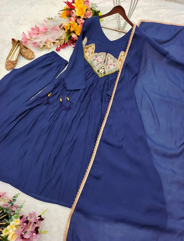 Navy_Embroidered_Anarkali_Suit_Set_for_Women