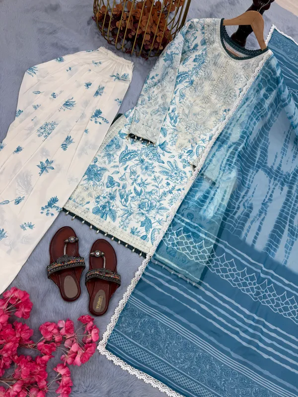 Blue_Floral_Printed_Ethnic_Suit_Set_for_Women