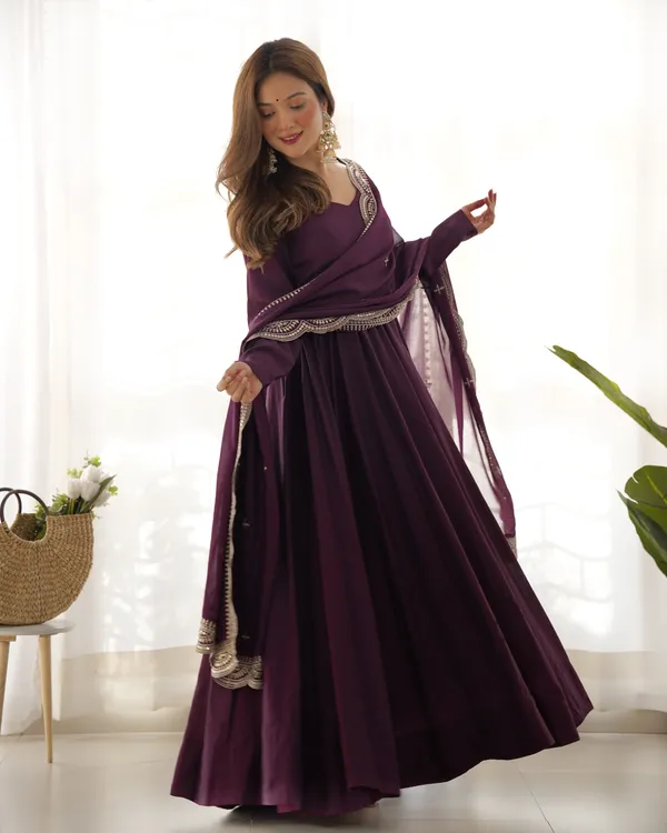 Maroon_Anarkali_Suit_Set_for_Women