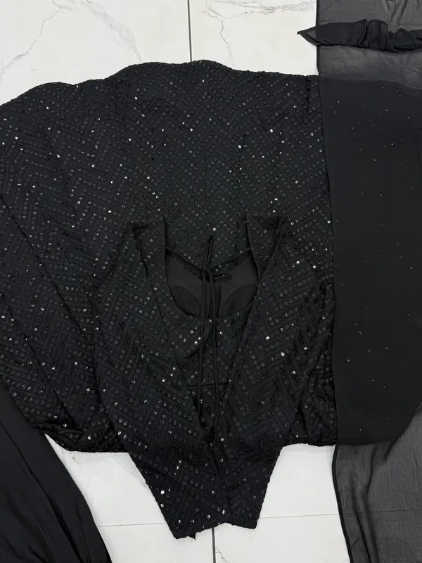 Black_Sequined_Anarkali_Dress_With_Dupatta_for_Women