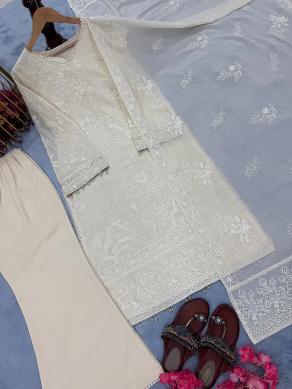 Cream_Embroidered_Straight_Kurta_Set_for_Women
