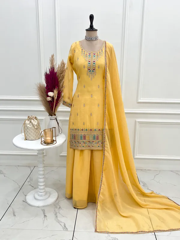 Yellow_Embroidered_Straight_Kurta_Set_for_Women