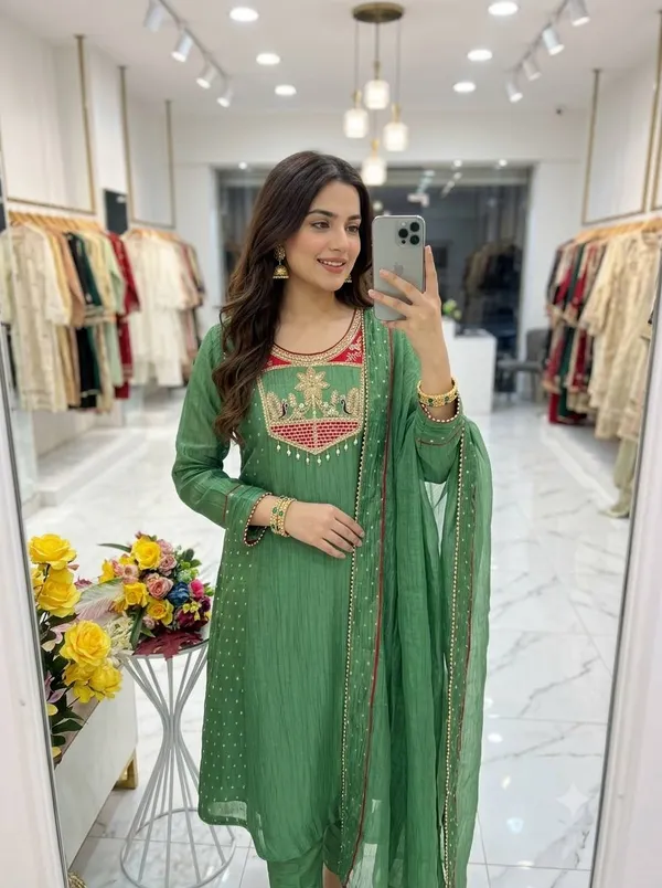 Green_Embroidered_Straight_Suit_Set_for_Women