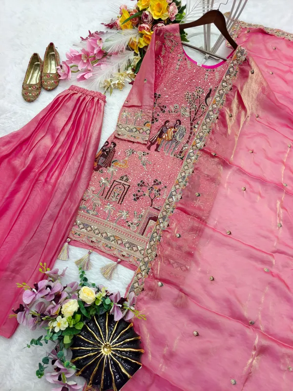 Pink_Embroidered_Ethnic_Suit_Set_for_Women