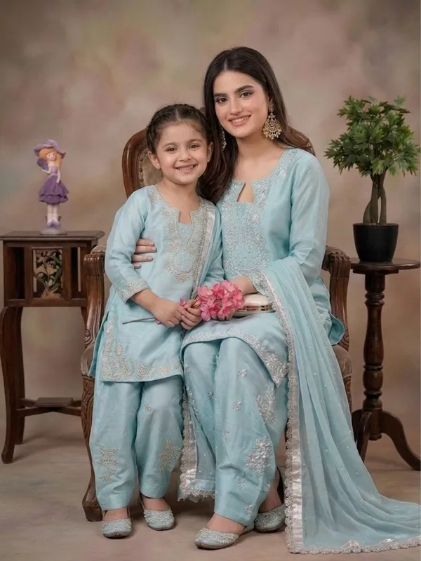 Light_Blue_Embroidered_Ethnic_Suit_Set_for_Girls