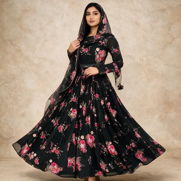 Black_Cotton_Anarkali_For_Women