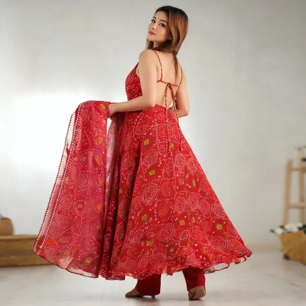 Red_Cotton_Anarkali_Gown_For_Women