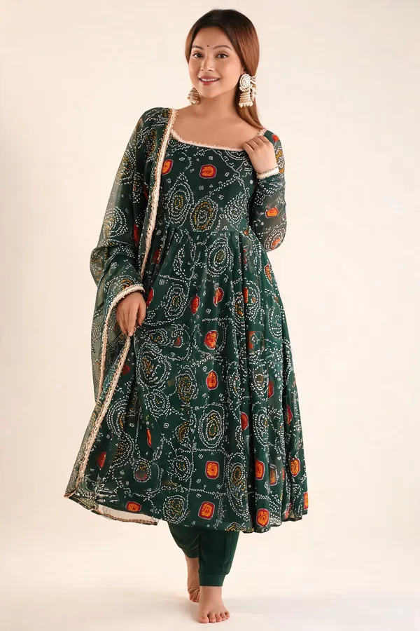 Green_Cotton_Anarkali_For_Women