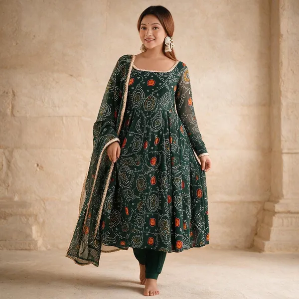 Green_Cotton_Anarkali_For_Women