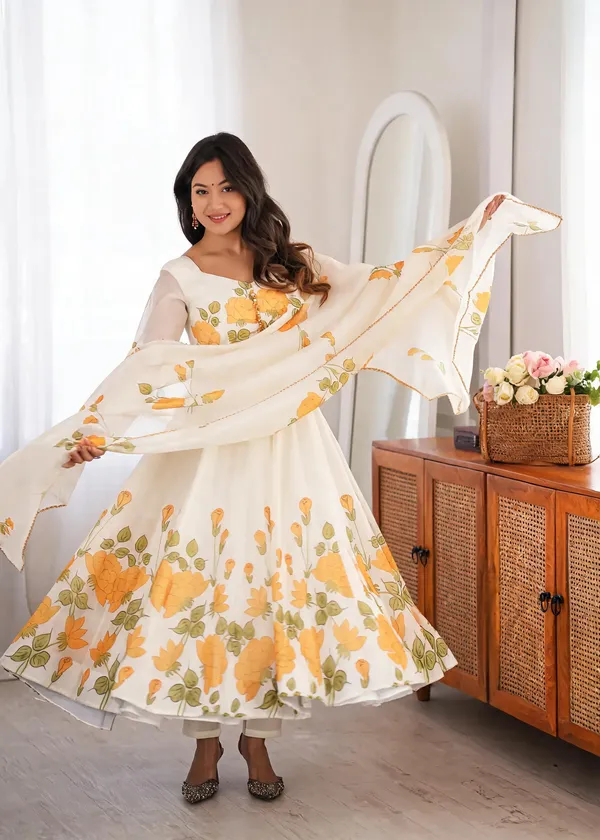 Ivory_Cotton_Dress_For_Women
