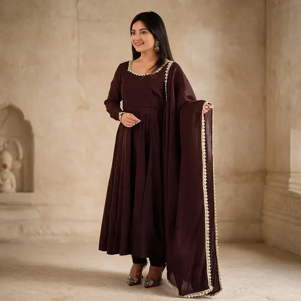 Maroon_Mal_Chanderi_Anarkali_For_Women