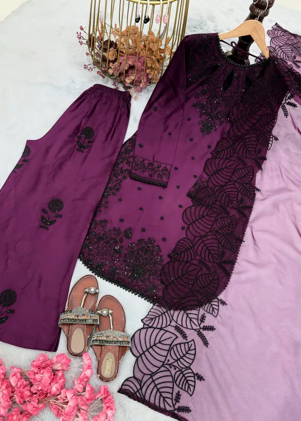 Purple_Embroidered_Sharara_Suit_Set_for_Women