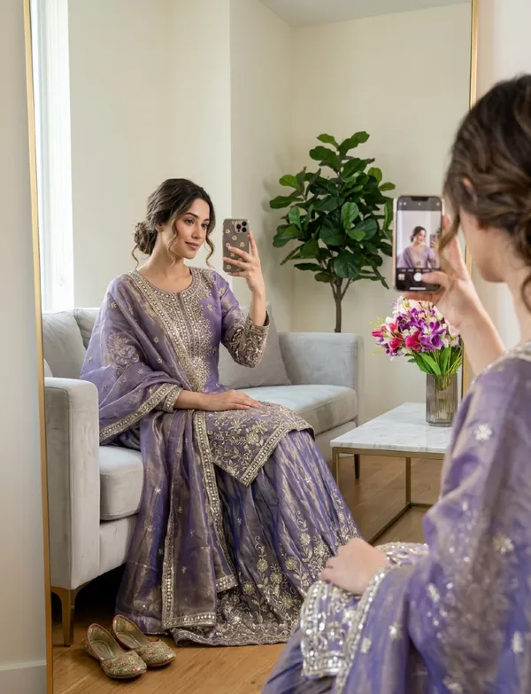 Lavender_Embroidered_Sharara_Suit_Set_For_Women