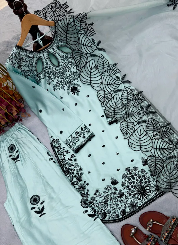 Aqua_Embroidered_Straight_Suit_Set_for_Women