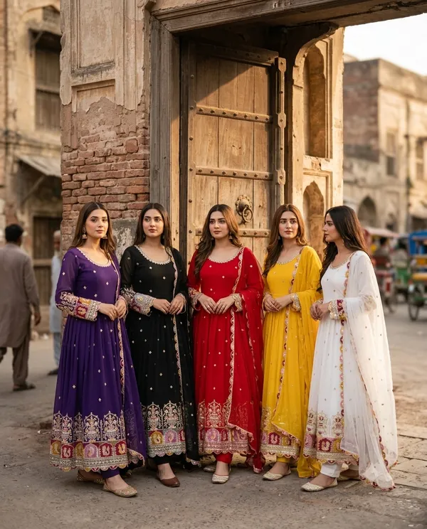 Multicolor_Embroidered_Anarkali_Suit_Set_for_Women