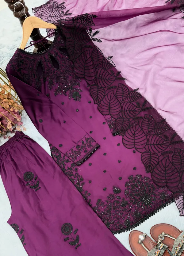 Purple_Embroidered_Sharara_Suit_Set_for_Women