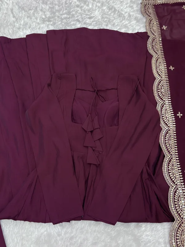 Maroon_Anarkali_Suit_Set_for_Women