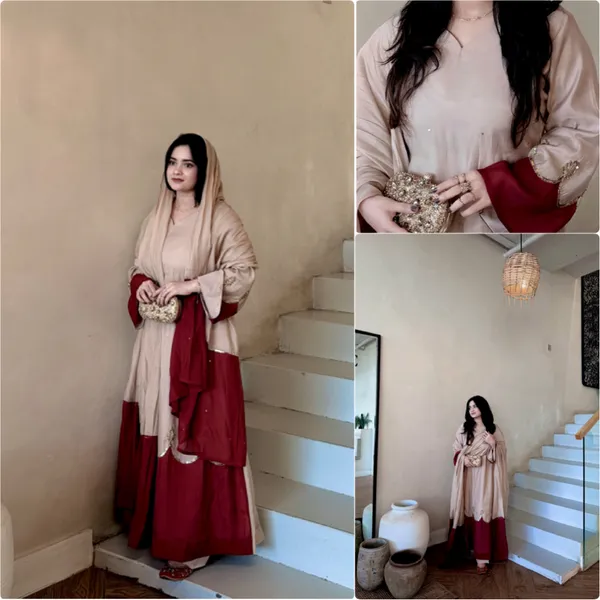 Pink_Scalloped_Kurta_Set_for_Women