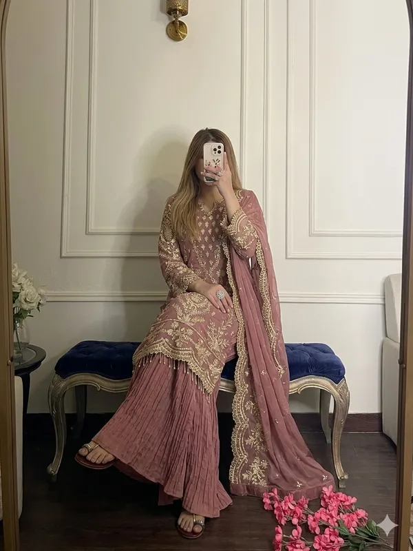 Pink_Embroidered_Ethnic_Suit_Set_for_Women
