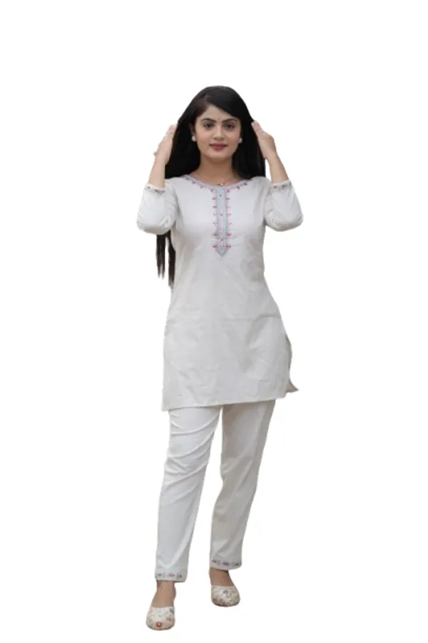 White_Embroidered_Kurta_Set_for_Women
