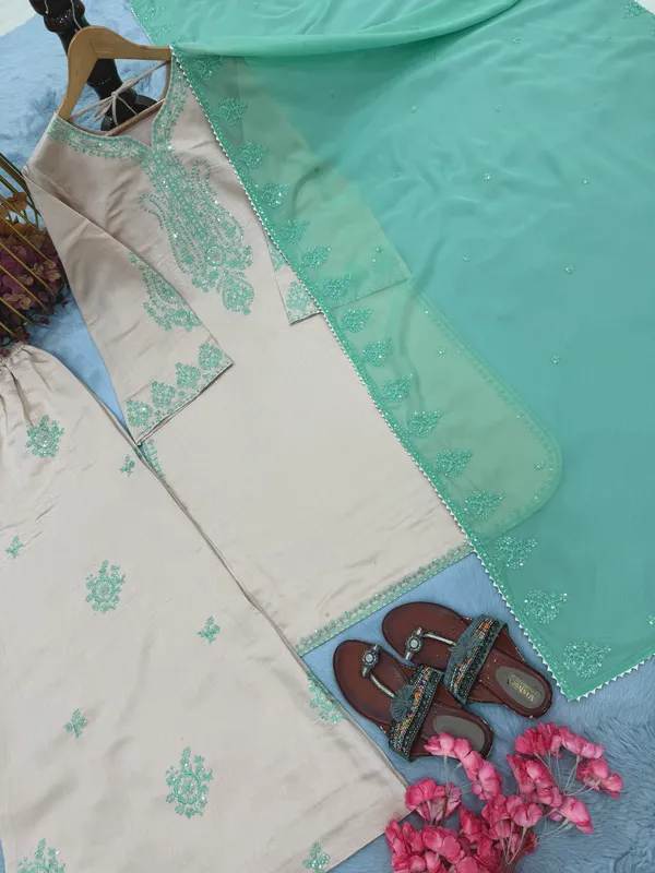 Beige_Embroidered_Straight_Suit_Set_for_Women