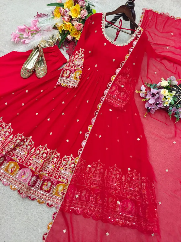 Red_Embroidered_Anarkali_Suit_Set_for_Women