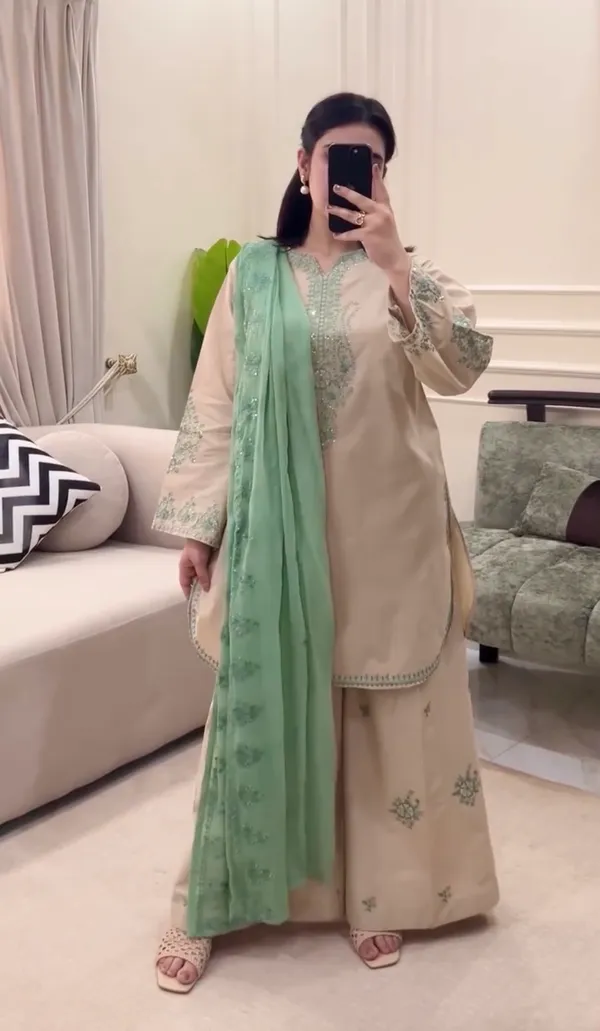 Beige_Embroidered_Straight_Suit_Set_for_Women