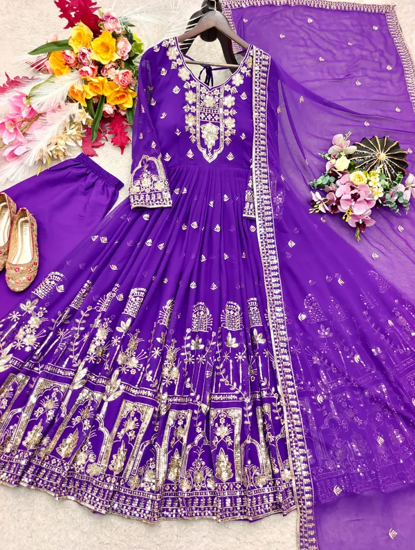 Purple_Embroidered_Anarkali_Suit_Set_for_Women