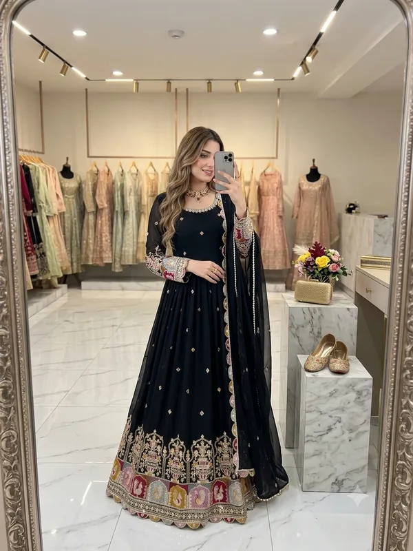 Multicolor_Embroidered_Anarkali_Suit_Set_for_Women